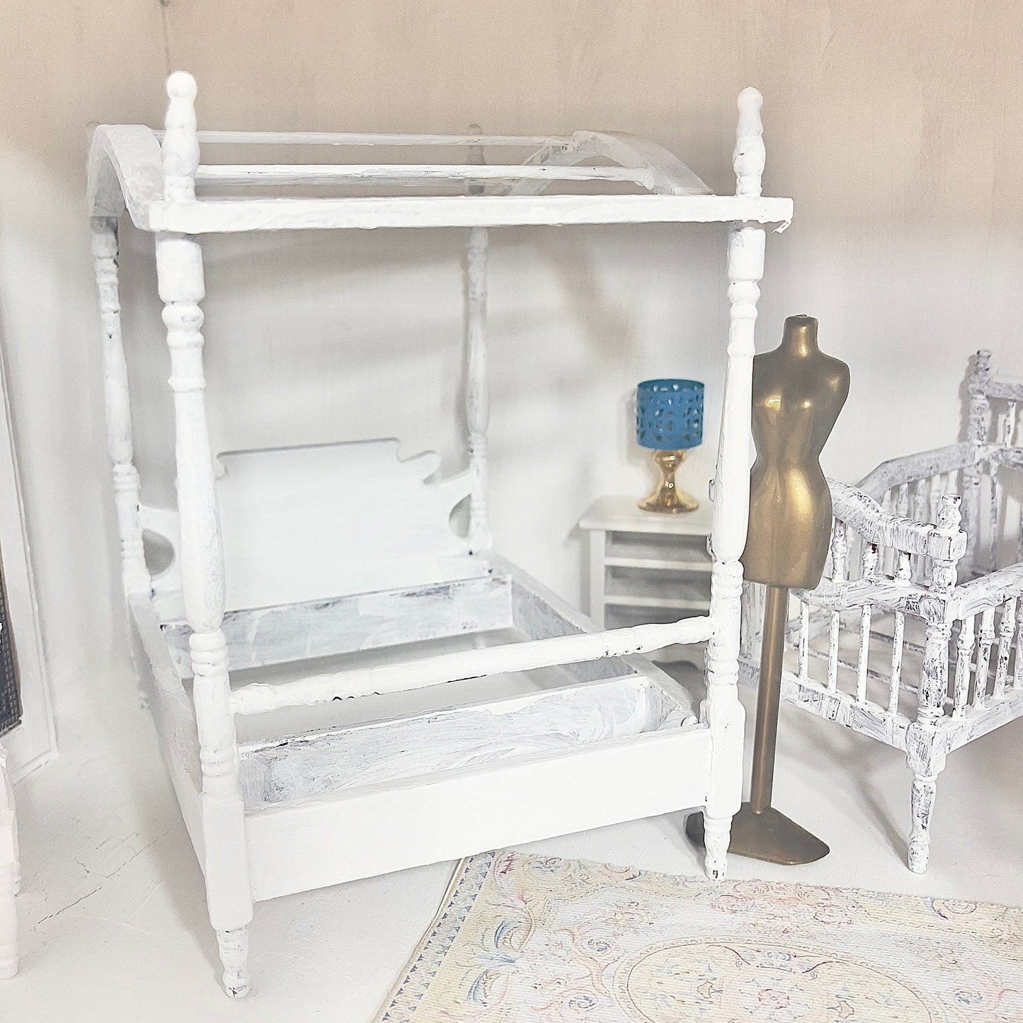 Chantallena Doll House Furniture Fawn’s Flea Market Finds |Eleven Piece Furniture and Decor- 1:12 Scale |Lot 5