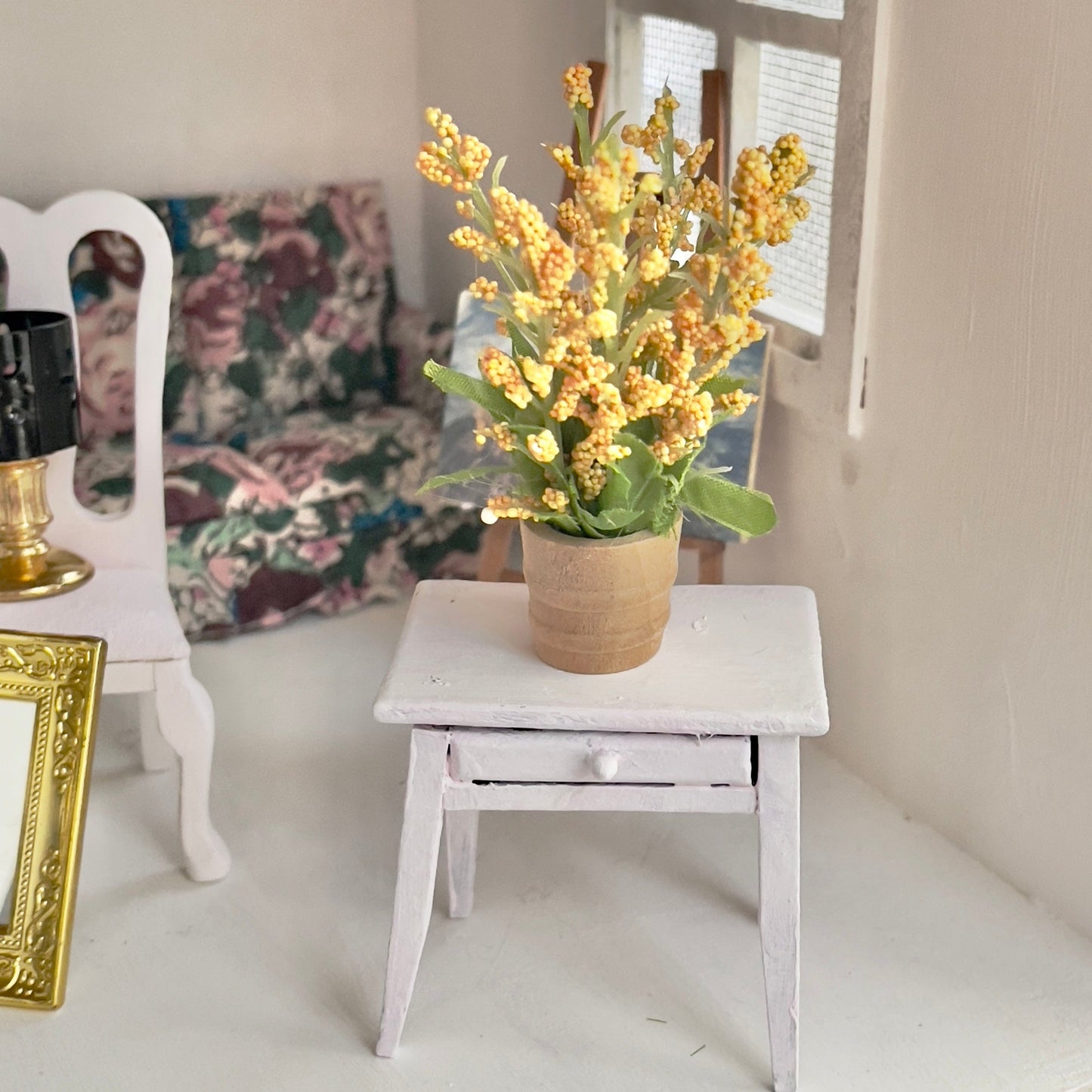 Chantallena Doll House Furniture Fawn’s Flea Market Finds | Fourteen Piece Furniture and Decor- 1:12 Scale |Lot 2