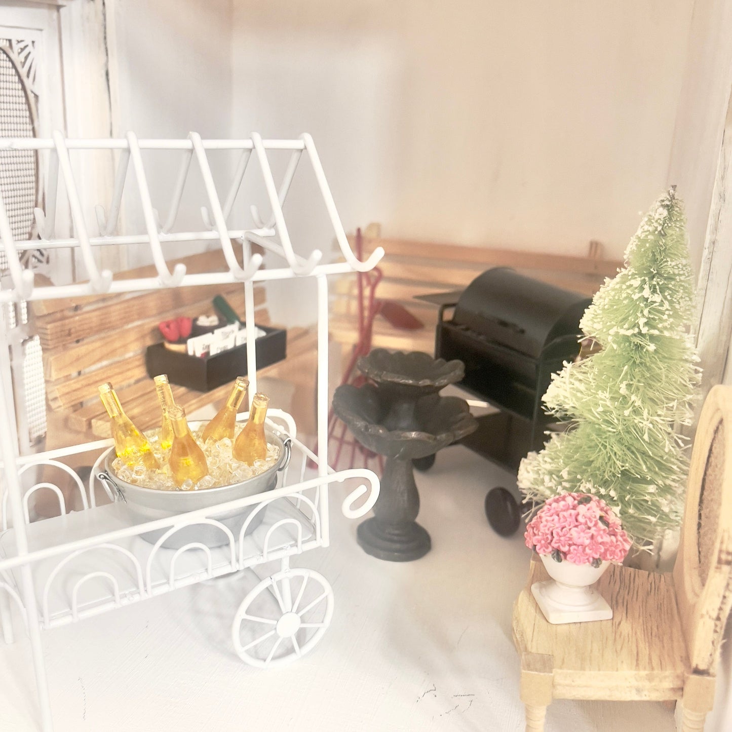 Chantallena Doll House Furniture Fawn’s Flea Market Finds |Fourteen Piece Furniture and Decor- 1:12 Scale |Lot 6