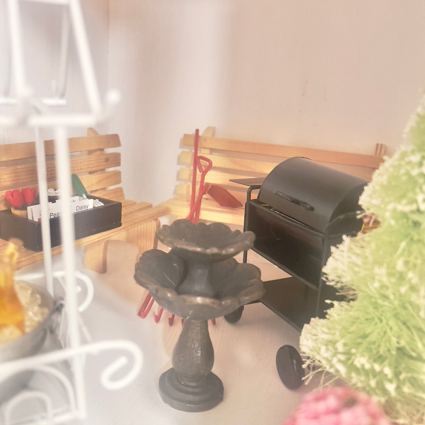 Chantallena Doll House Furniture Fawn’s Flea Market Finds |Fourteen Piece Furniture and Decor- 1:12 Scale |Lot 6