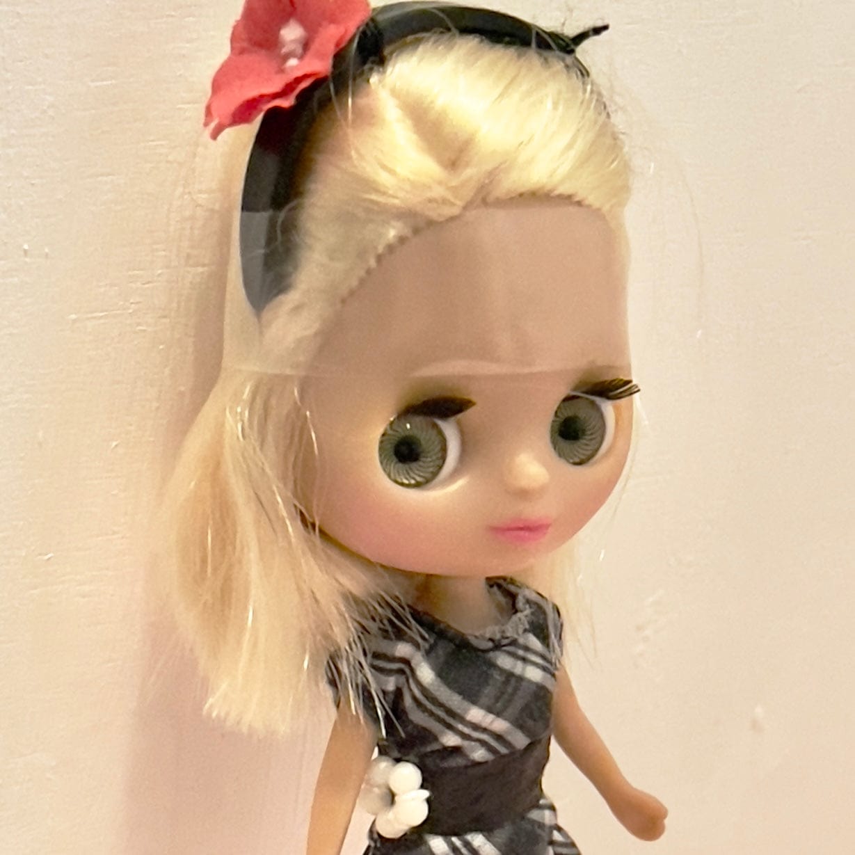 CHANTALLENA Doll Mélange| Petite Blythe Doll Female 1:12 Scale Dollhouse Doll