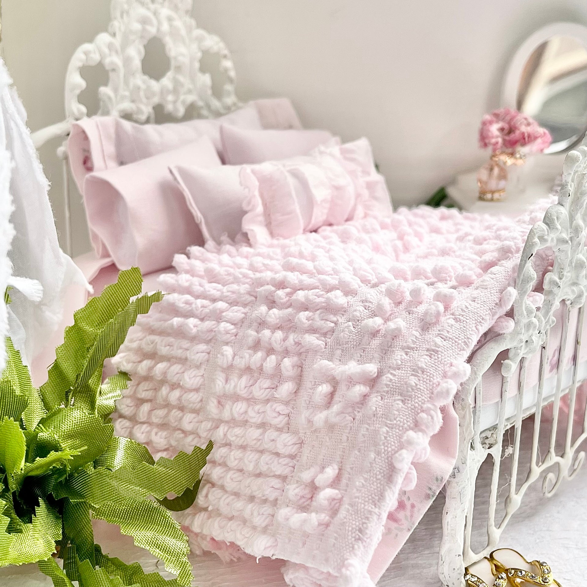 Pink 1:12 Scale Bedding Sets