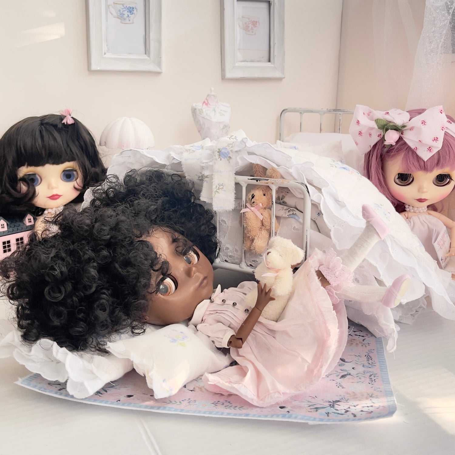 Spring Willow- 1:6 Scale Blyth Doll Bedding and Decor