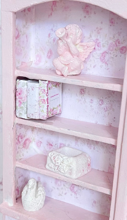 Pages and Petals Shabby Bookcases and Hutches- 1:12 Scale