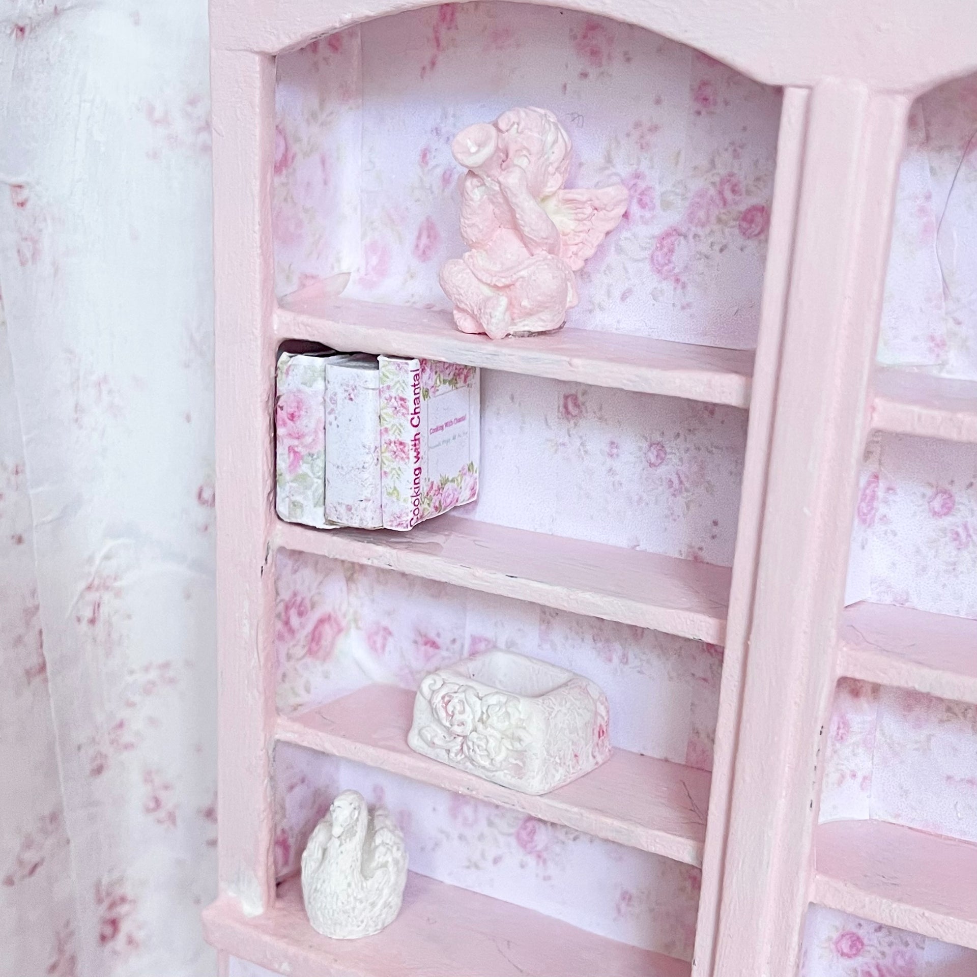Pages and Petals Shabby Bookcases and Hutches- 1:12 Scale