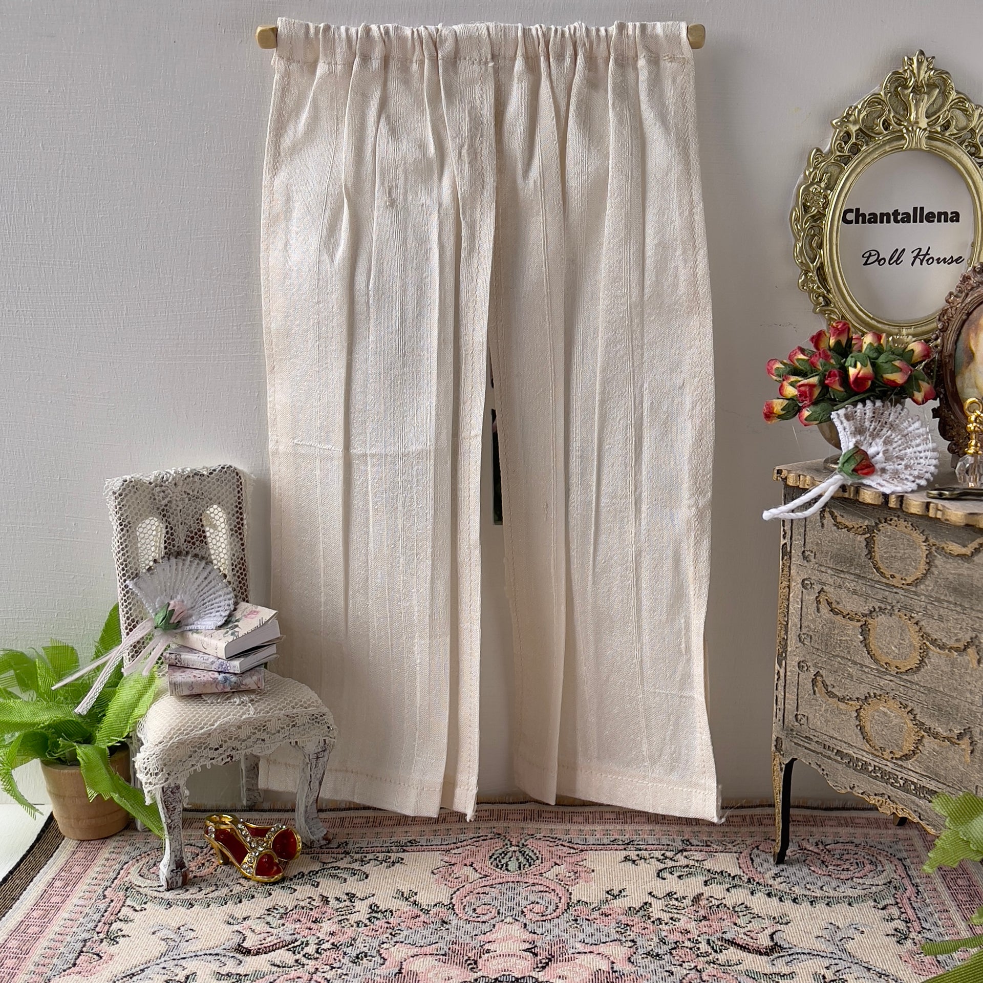From the Terrace- Curtains-1:12 Scale | Letters from Paris
