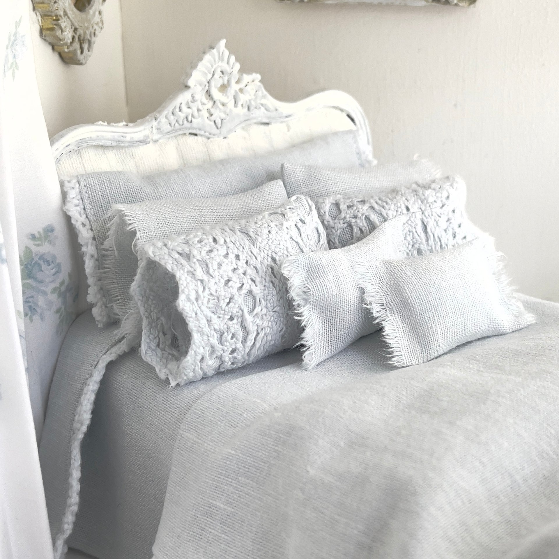 Blue 1:12 Scale Bedding Sets