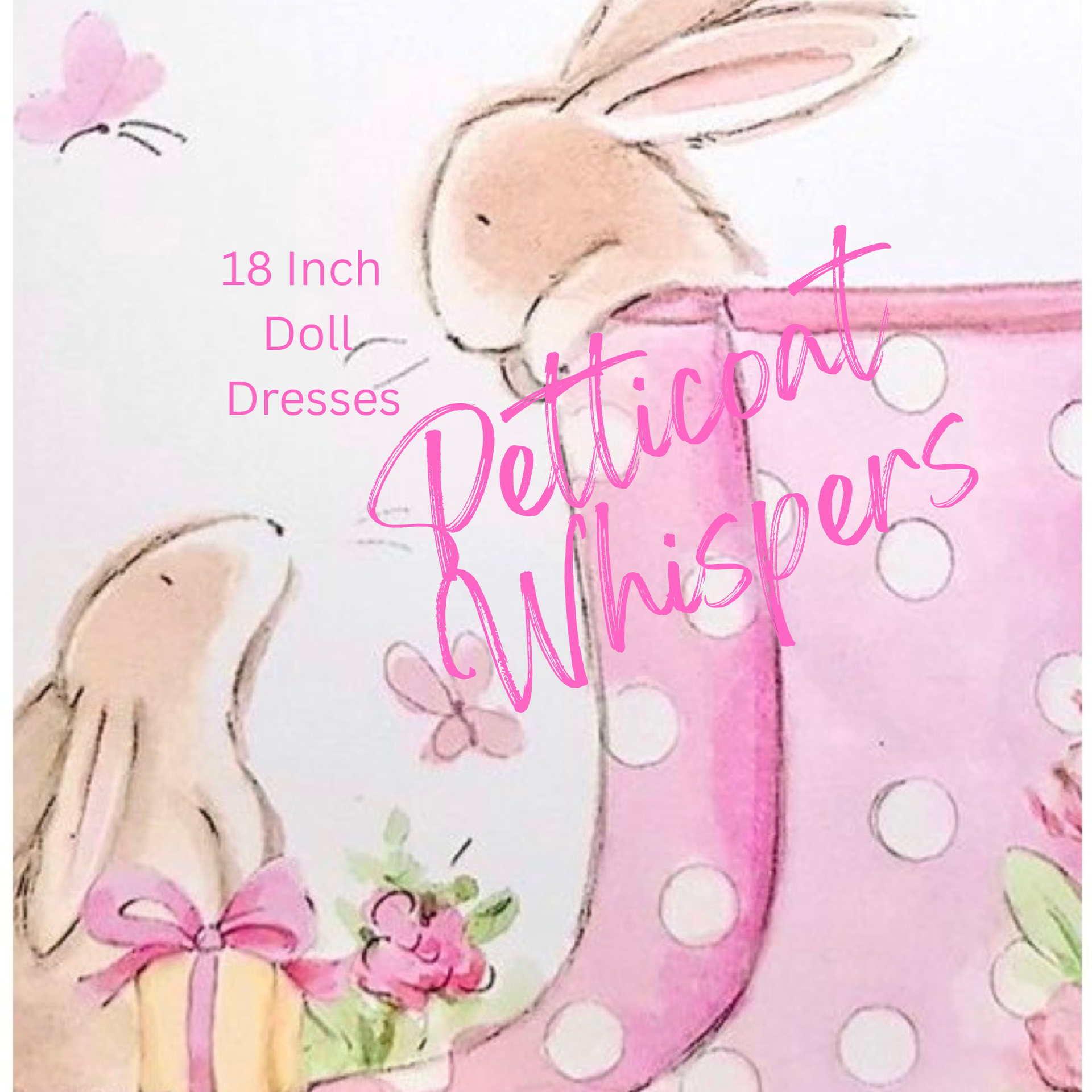 Petticoat Whispers-18 inch Doll Dresses| The Seventh Petal