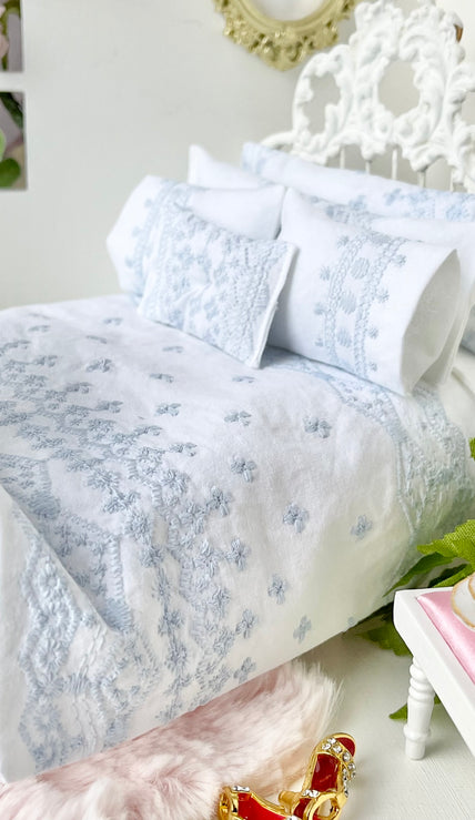 1:12 Scale Forever in Bloom-Dollhouse Bedding Sets| Whispered Moments