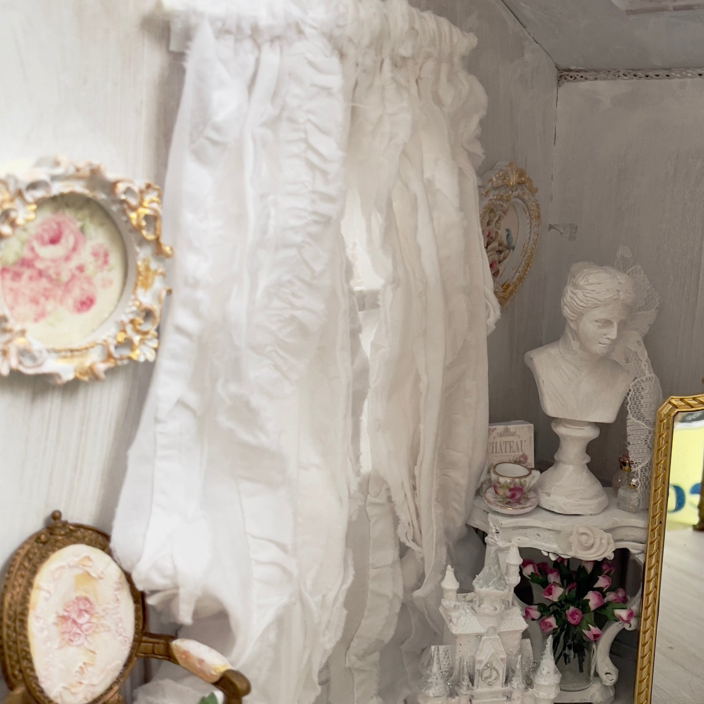 Curtains |Ruffled Soft White 2 Panel Cotton Curtains