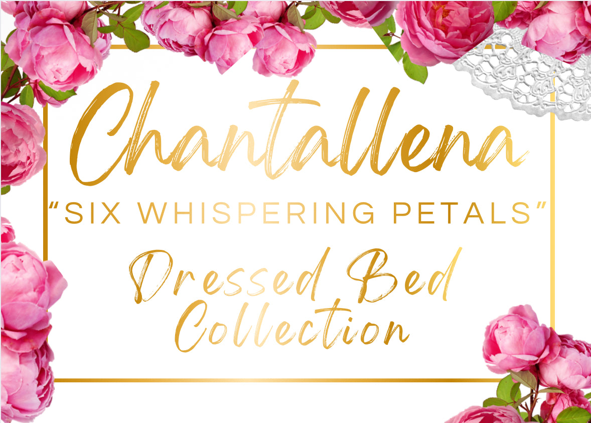 Floral graphic of six whispering petals