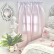 Chantallena Doll House Dollhouse Accessories 1:12 Scale Dollhouse Curtains - Light Shabby Pink Cotton 2 Panels| Chantallena