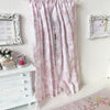 Chantallena Doll House Dollhouse Accessories 1 Curtain (2 Panels) Curtains | Pink Chinoiserie Scroll 2 Panel Cotton | Jardin en Toile