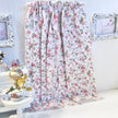 Chantallena Doll House Dollhouse Accessories Curtains | Pink Ditsy Floral 2 Panel Cotton Curtains