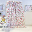 Chantallena Doll House Dollhouse Accessories Curtains | Pink Ditsy Floral 2 Panel Cotton Curtains