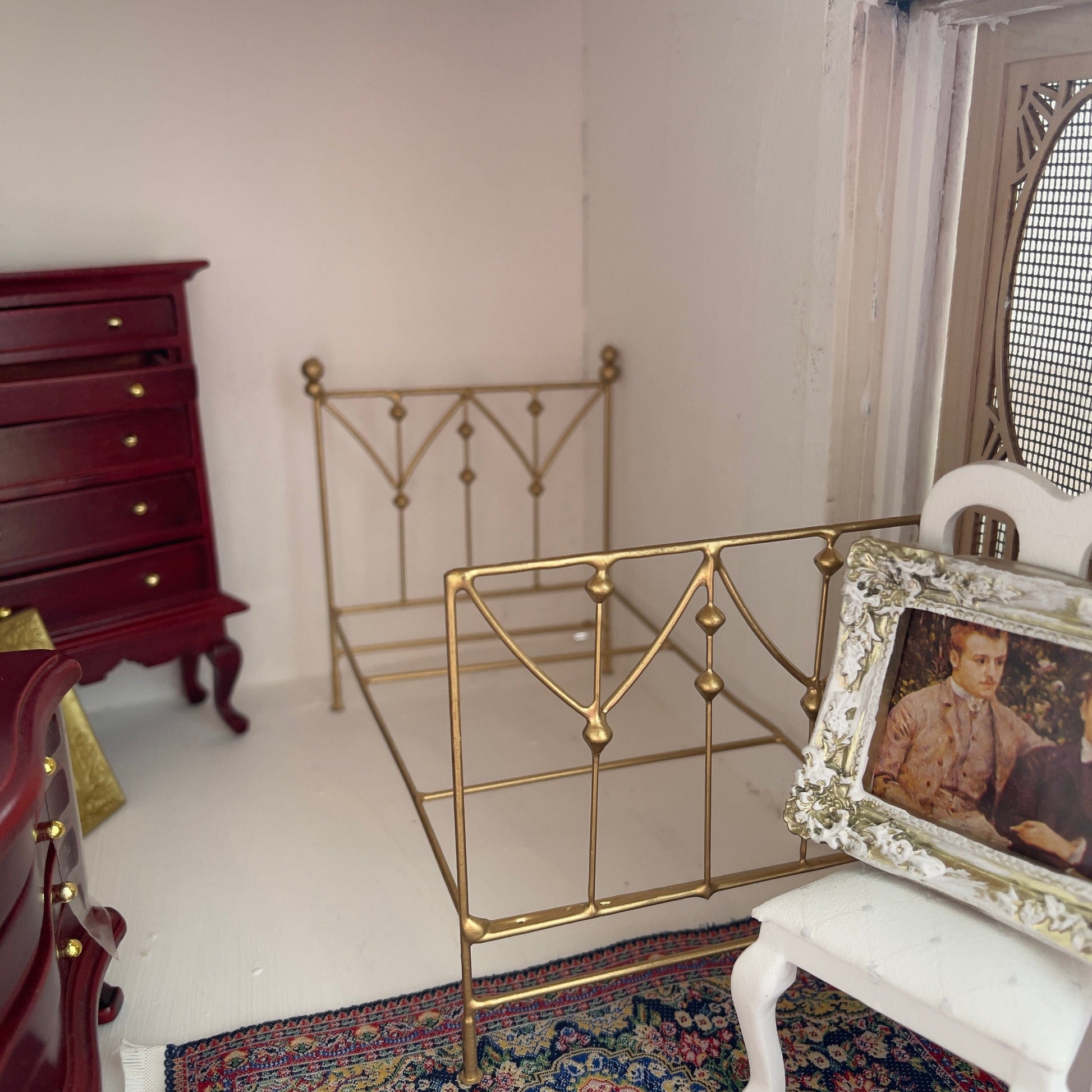 Chantallena Doll House Furniture Fawn’s Flea Market Finds | Eight Piece Furniture and Decor- 1:12 Scale |Lot 11