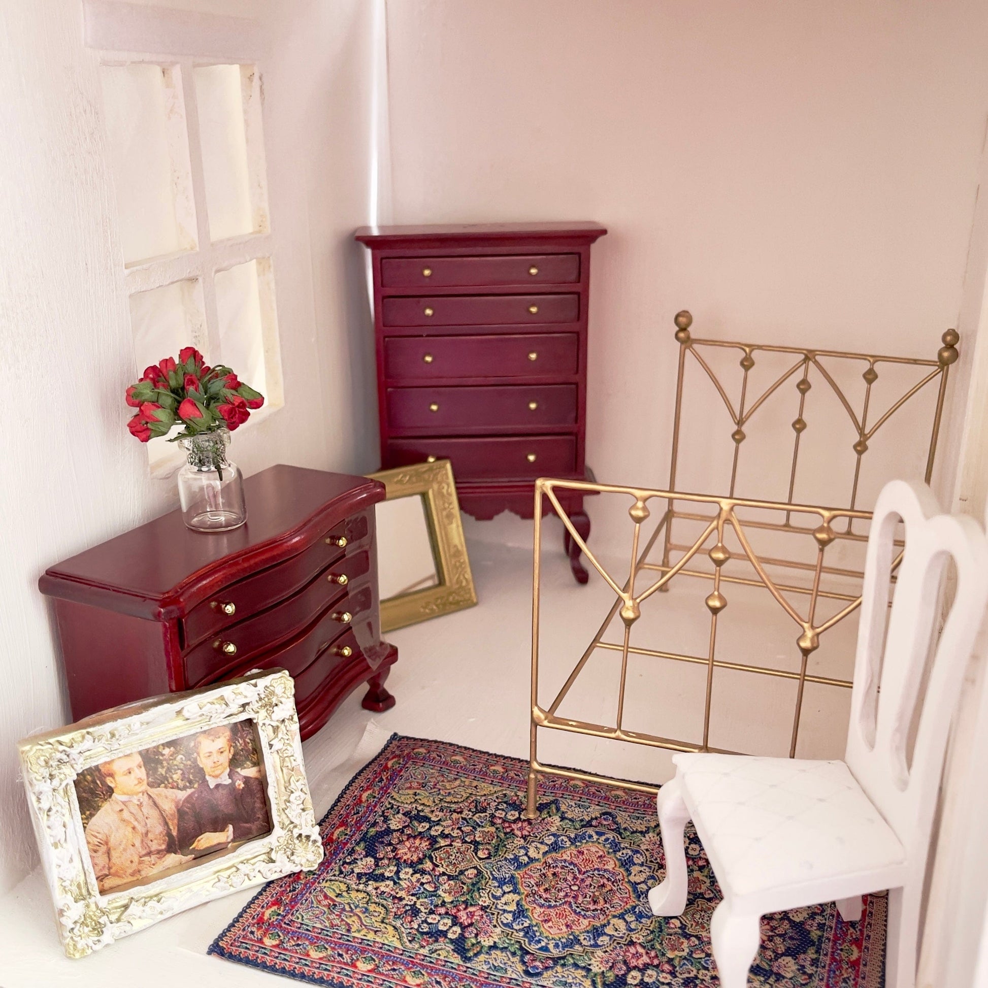 Chantallena Doll House Furniture Fawn’s Flea Market Finds | Eight Piece Furniture and Decor- 1:12 Scale |Lot 11