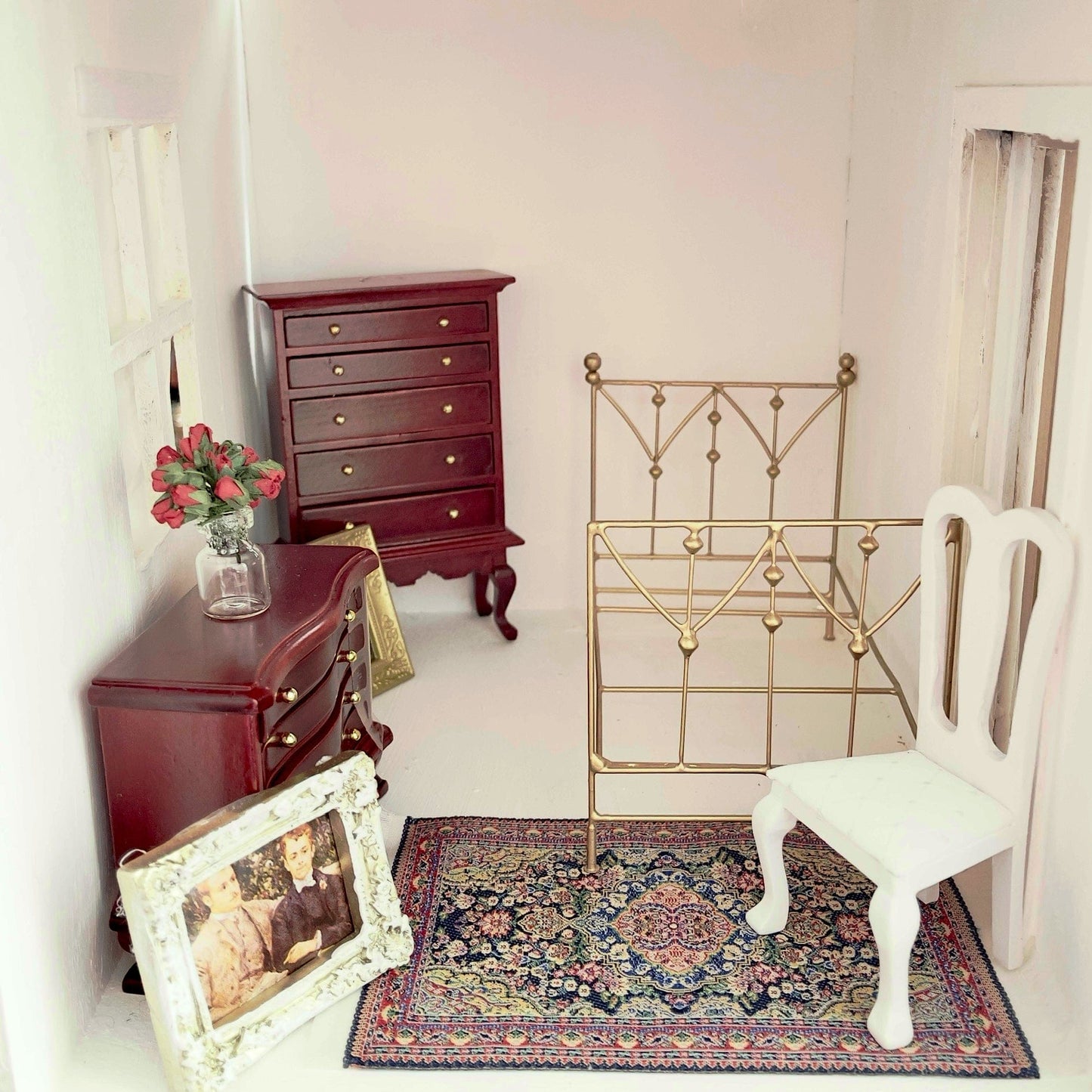 Chantallena Doll House Furniture Fawn’s Flea Market Finds | Eight Piece Furniture and Decor- 1:12 Scale |Lot 11