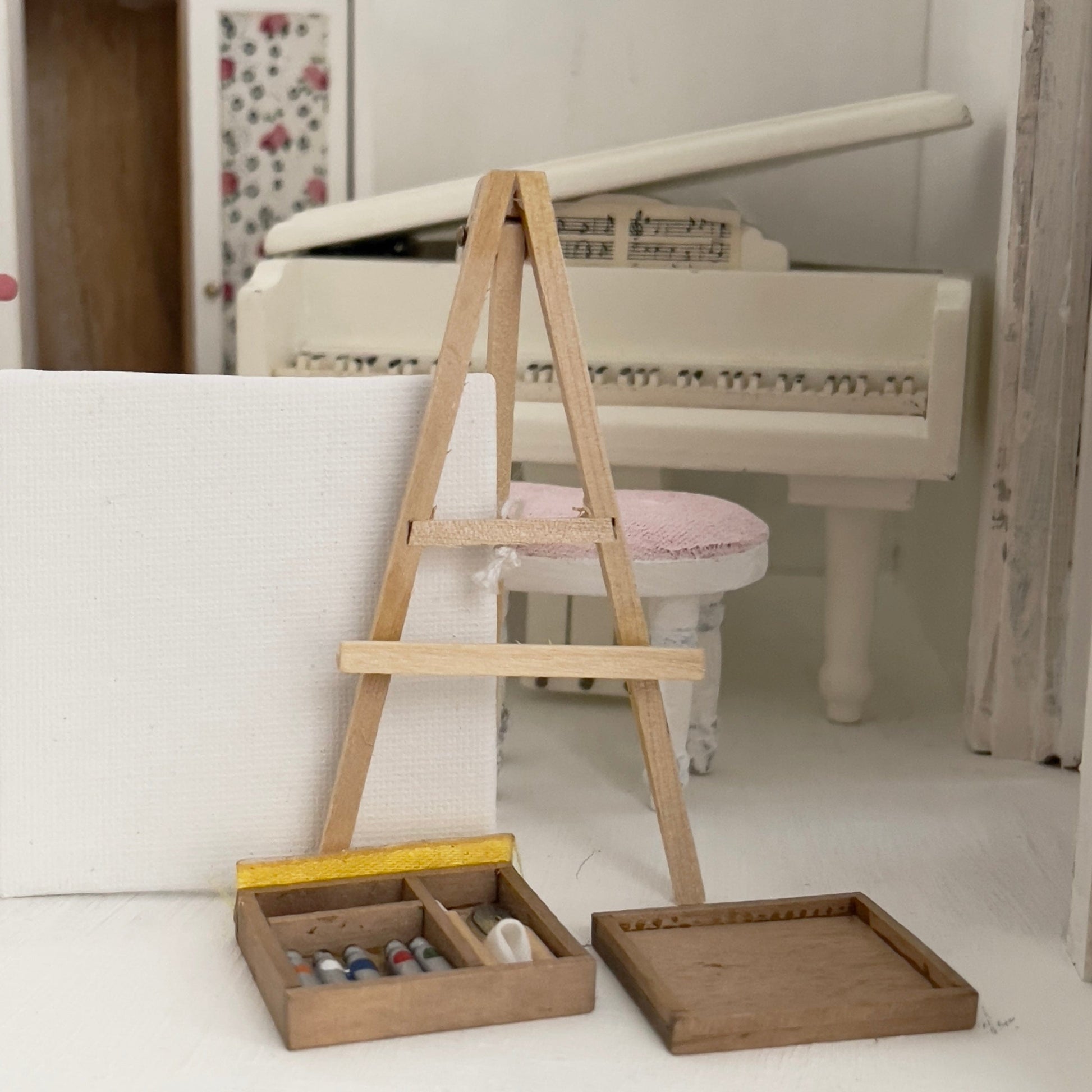 Chantallena Doll House Furniture Fawn’s Flea Market Finds |Eleven Piece Furniture and Decor- 1:12 Scale |Lot 1