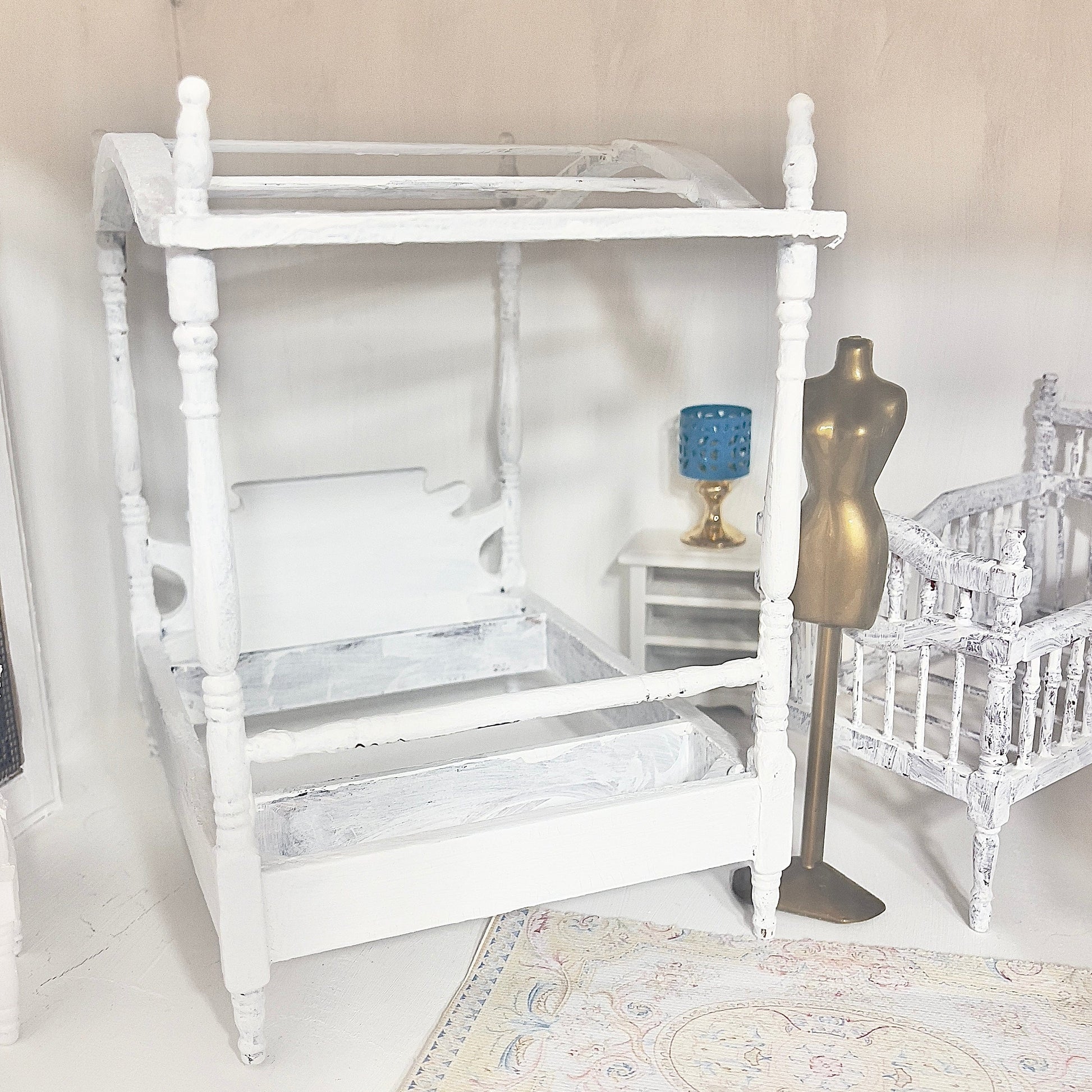 Chantallena Doll House Furniture Fawn’s Flea Market Finds |Eleven Piece Furniture and Decor- 1:12 Scale |Lot 5