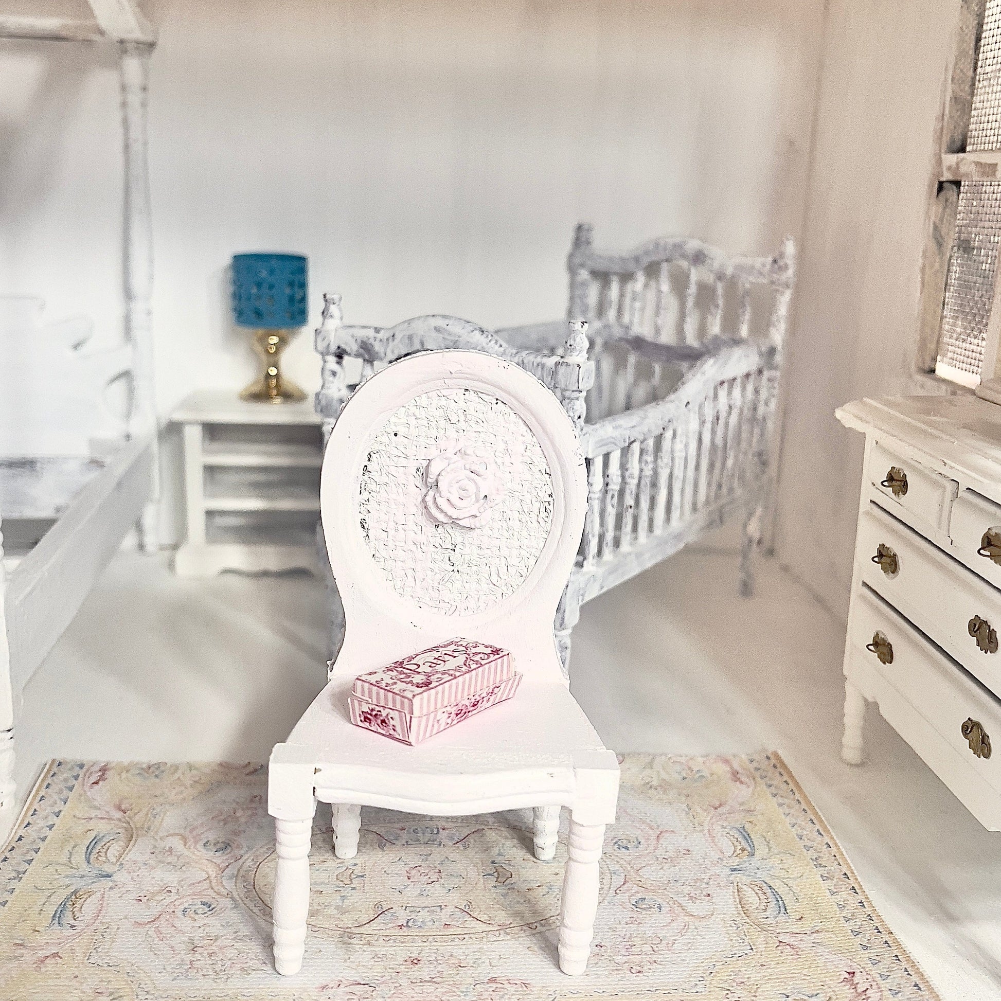 Chantallena Doll House Furniture Fawn’s Flea Market Finds |Eleven Piece Furniture and Decor- 1:12 Scale |Lot 5