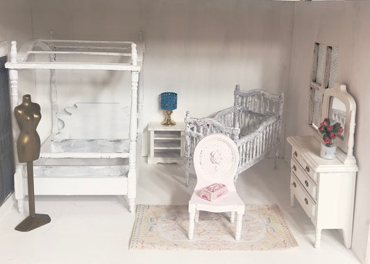Chantallena Doll House Furniture Fawn’s Flea Market Finds |Eleven Piece Furniture and Decor- 1:12 Scale |Lot 5