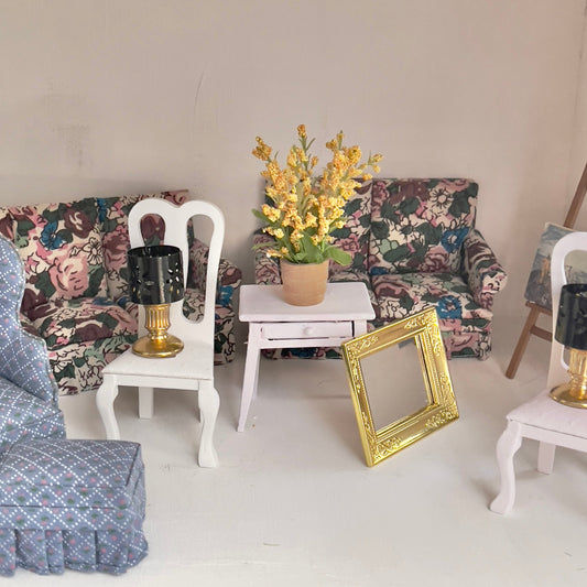 Chantallena Doll House Furniture Fawn’s Flea Market Finds | Fourteen Piece Furniture and Decor- 1:12 Scale |Lot 2