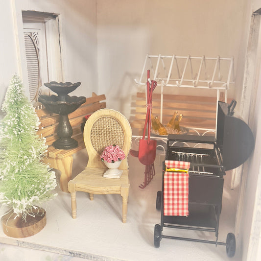 Chantallena Doll House Furniture Fawn’s Flea Market Finds |Fourteen Piece Furniture and Decor- 1:12 Scale |Lot 6