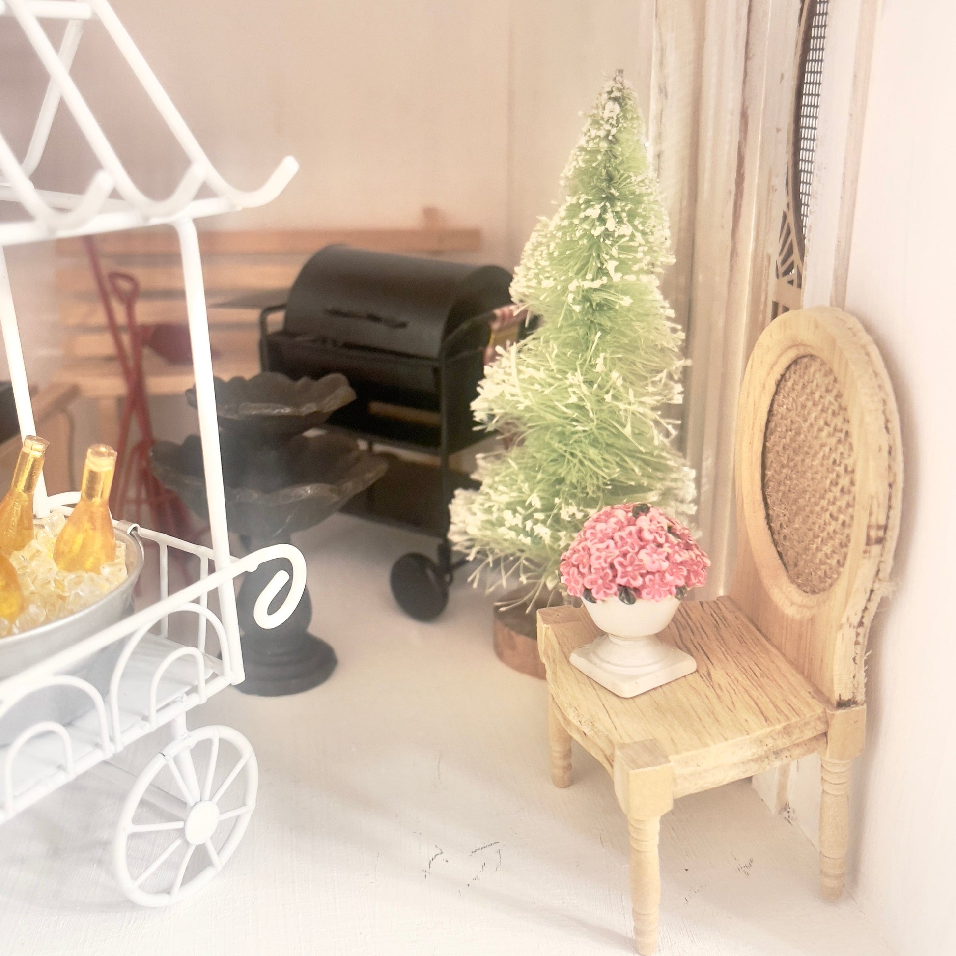 Chantallena Doll House Furniture Fawn’s Flea Market Finds |Fourteen Piece Furniture and Decor- 1:12 Scale |Lot 6