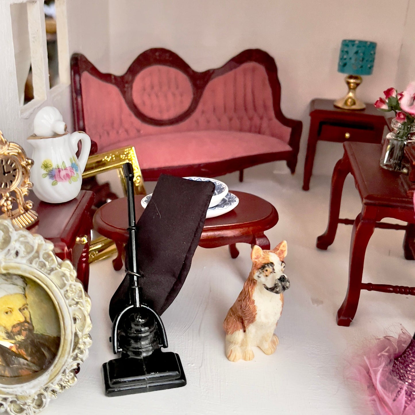 Chantallena Doll House Furniture Fawn’s Flea Market Finds |Seventeen Piece Furniture and Decor- 1:12 Scale |Lot 3