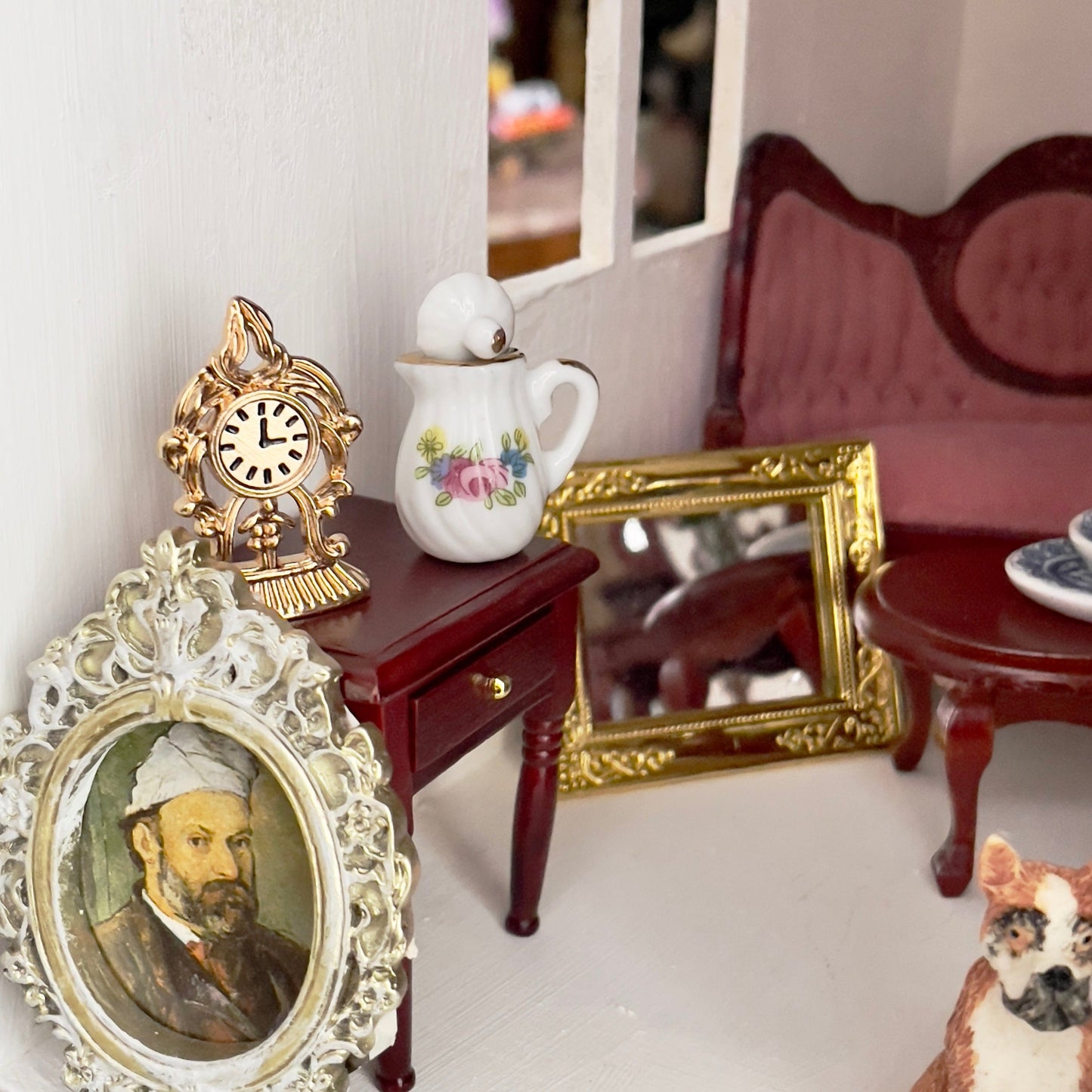 Chantallena Doll House Furniture Fawn’s Flea Market Finds |Seventeen Piece Furniture and Decor- 1:12 Scale |Lot 3