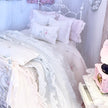 Chantallena Doll House Lindy Wright The Ruffled Rose-1:12 Scale Dressed Dollhouse Wire Bed