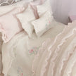 Chantallena Doll House Lindy Wright The Ruffled Rose-1:12 Scale Dressed Dollhouse Wire Bed