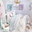 Chantallena Doll House Lindy Wright The Ruffled Rose-1:12 Scale Dressed Dollhouse Wire Bed