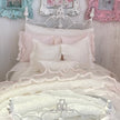 Chantallena Doll House Lindy Wright The Ruffled Rose-1:12 Scale Dressed Dollhouse Wire Bed