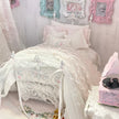 Chantallena Doll House Lindy Wright The Ruffled Rose-1:12 Scale Dressed Dollhouse Wire Bed