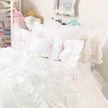 Chantallena Doll House Six whispering petals bed 1:12 Scale Dressed Dollhouse Wrought Iron Bed - Lace Sonnet| Chantallena