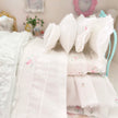 Chantallena Doll House Six whispering petals bed 1:12 Scale Dressed Dollhouse Wrought Iron Bed - Lace Sonnet| Chantallena