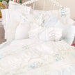 Chantallena Doll House Six whispering petals bed 1:12 Scale Dressed Dollhouse Wrought Iron Bed- Softly Told| Chantallena