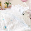 Chantallena Doll House Six whispering petals bed 1:12 Scale Dressed Dollhouse Wrought Iron Bed- Softly Told| Chantallena