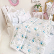 Chantallena Doll House Six whispering petals bed 1:12 Scale Dressed Dollhouse Wrought Iron Bed- Softly Told| Chantallena