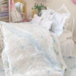 Chantallena Doll House Six whispering petals bed 1:12 Scale Dressed Dollhouse Wrought Iron Bed- Softly Told| Chantallena