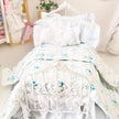 Chantallena Doll House Six whispering petals bed 1:12 Scale Dressed Dollhouse Wrought Iron Bed- Softly Told| Chantallena