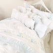 Chantallena Doll House Six whispering petals bed 1:12 Scale Dressed Dollhouse Wrought Iron Bed- Softly Told| Chantallena