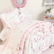 Chantallena Doll House Six whispering petals bed 1:12 Scale Dressed Dollhouse Wrought Iron - Roses are Forever| Chantallena