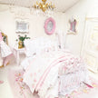 Chantallena Doll House Six whispering petals bed 1:12 Scale Dressed Dollhouse Wrought Iron - Roses are Forever| Chantallena