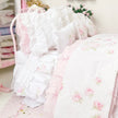 Chantallena Doll House Six whispering petals bed 1:12 Scale Dressed Dollhouse Wrought Iron - Roses are Forever| Chantallena
