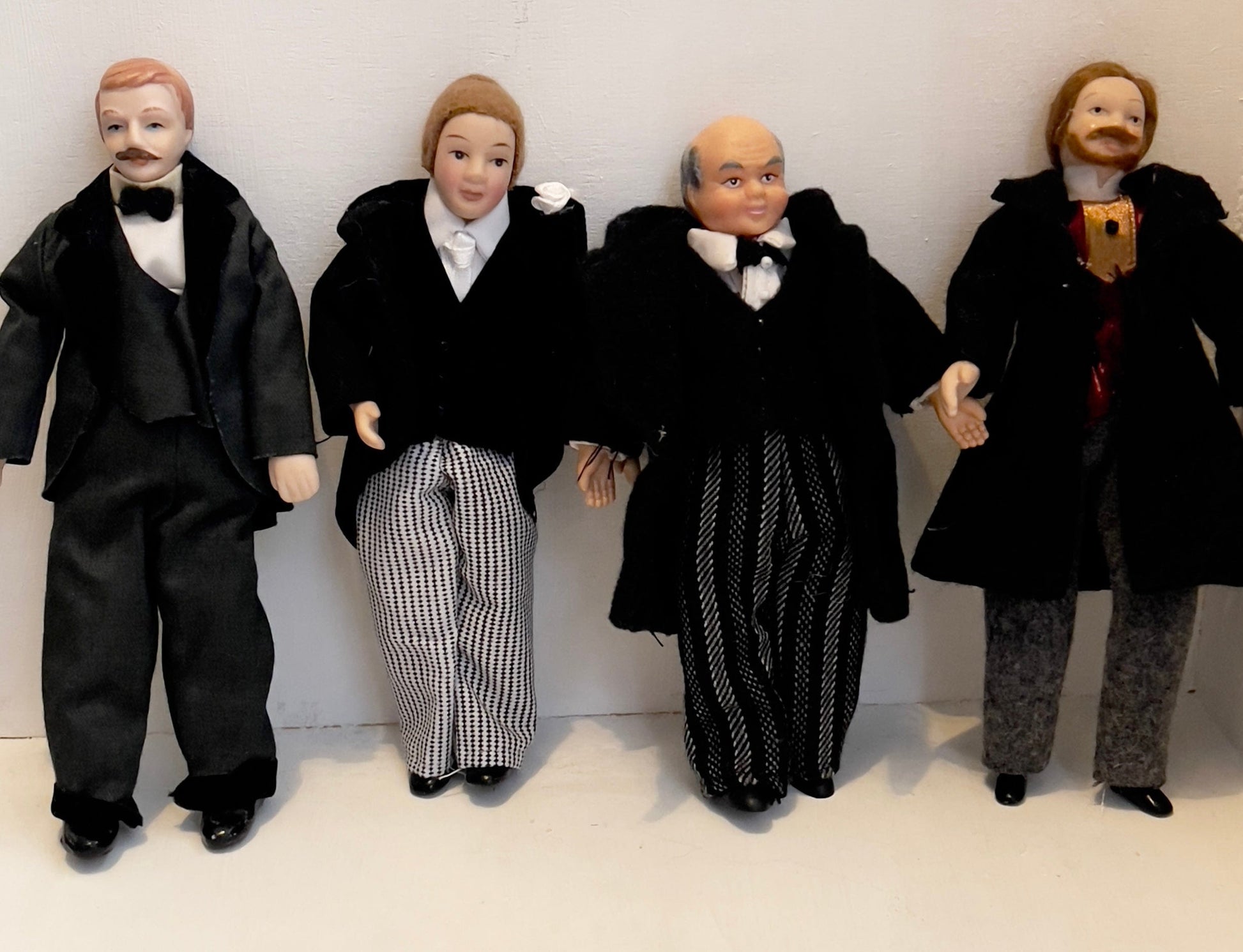 CHANTALLENA Doll Mélange| Four  Distinguished Gentlemen Dolls