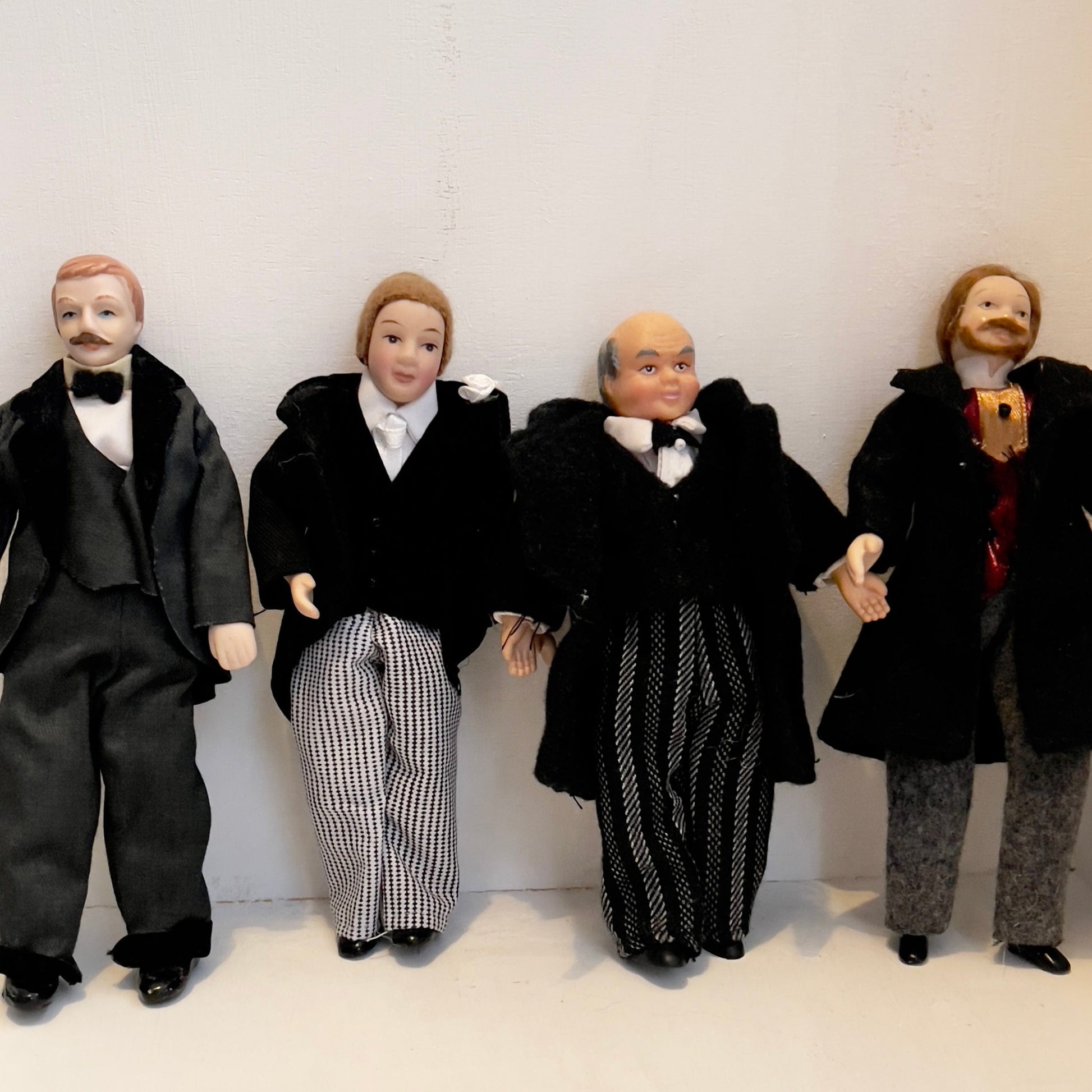 CHANTALLENA Doll Mélange| Four  Distinguished Gentlemen Dolls