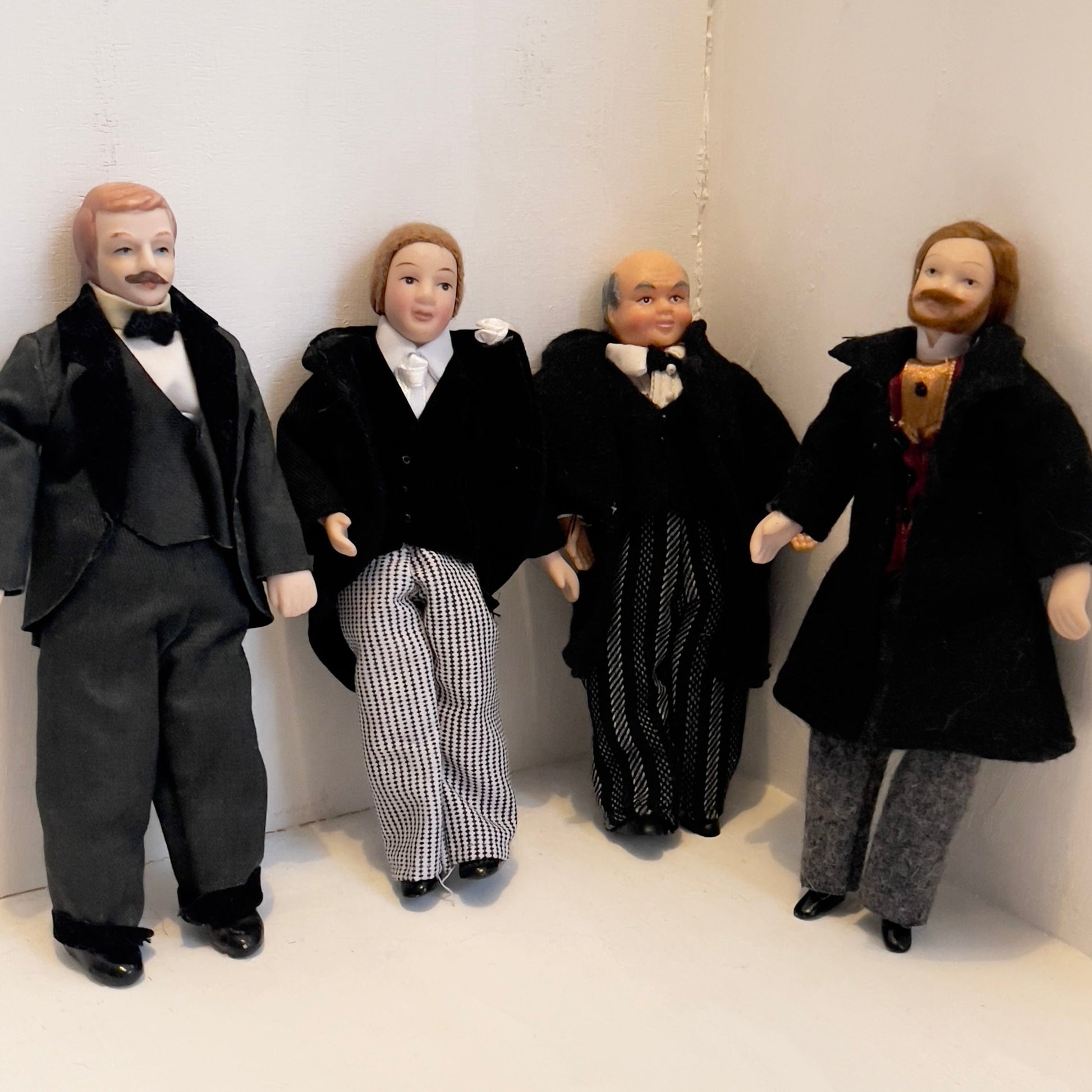 CHANTALLENA Doll Mélange| Four  Distinguished Gentlemen Dolls